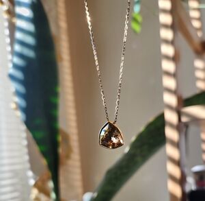 Swarovski gold crystal necklace